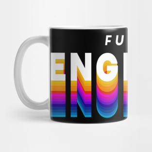 future engineer in gradient color Mug